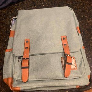 Upgraded Slim Vintage Laptop Backpack for Women, Men for travel, college